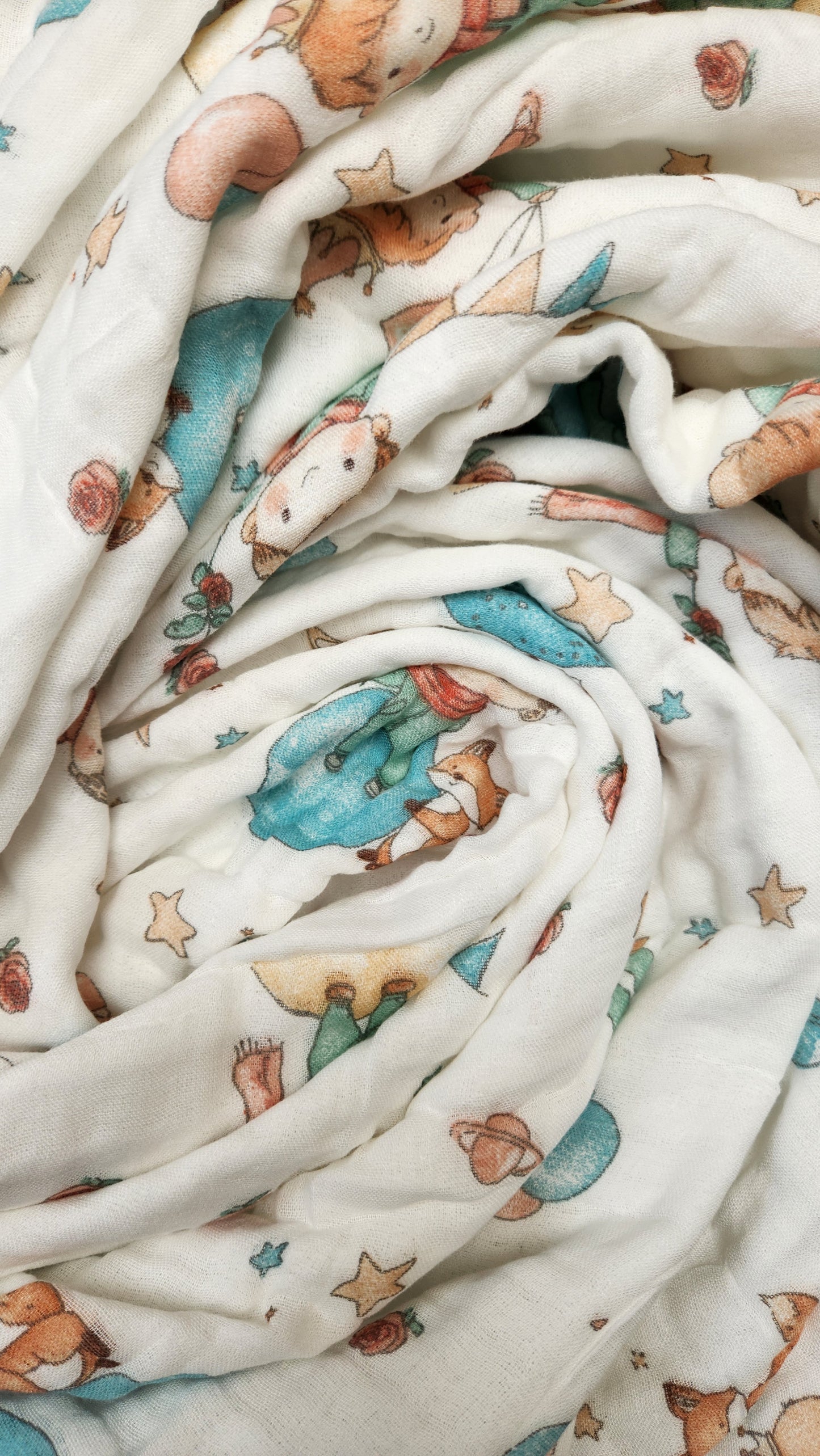 Muslin Blanket - White Prince