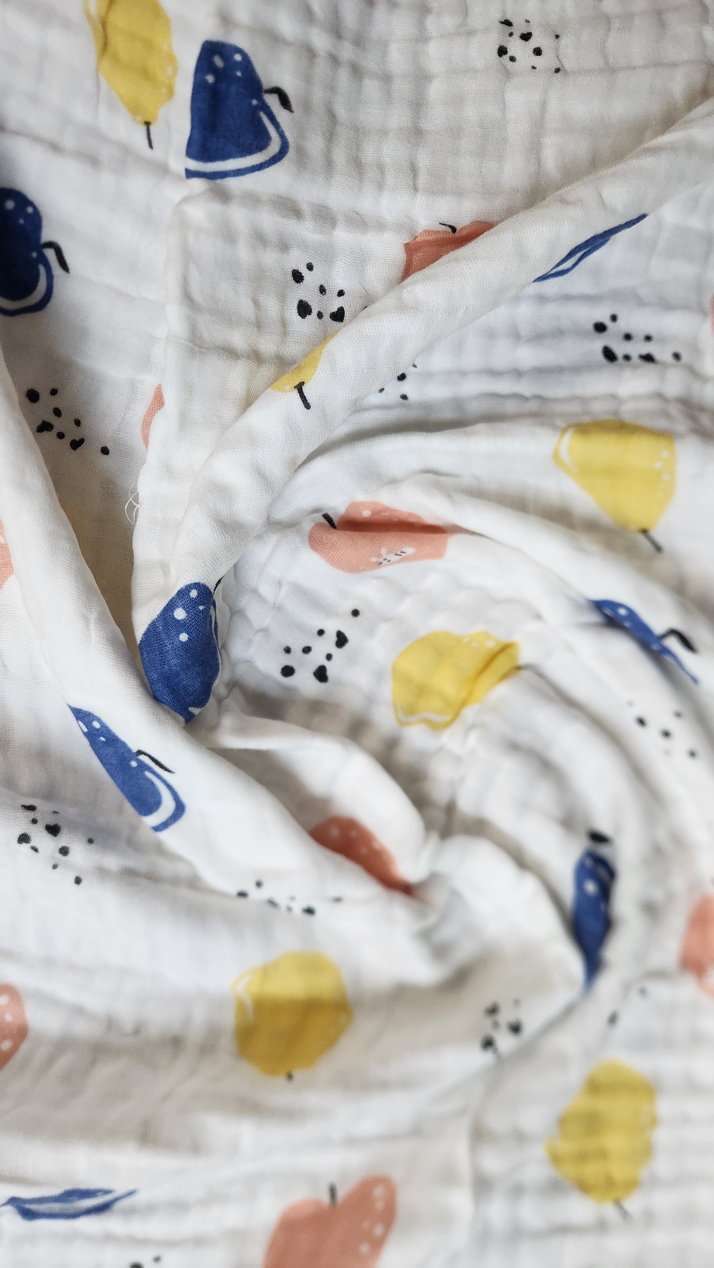 Muslin Blanket - Cute Fruits