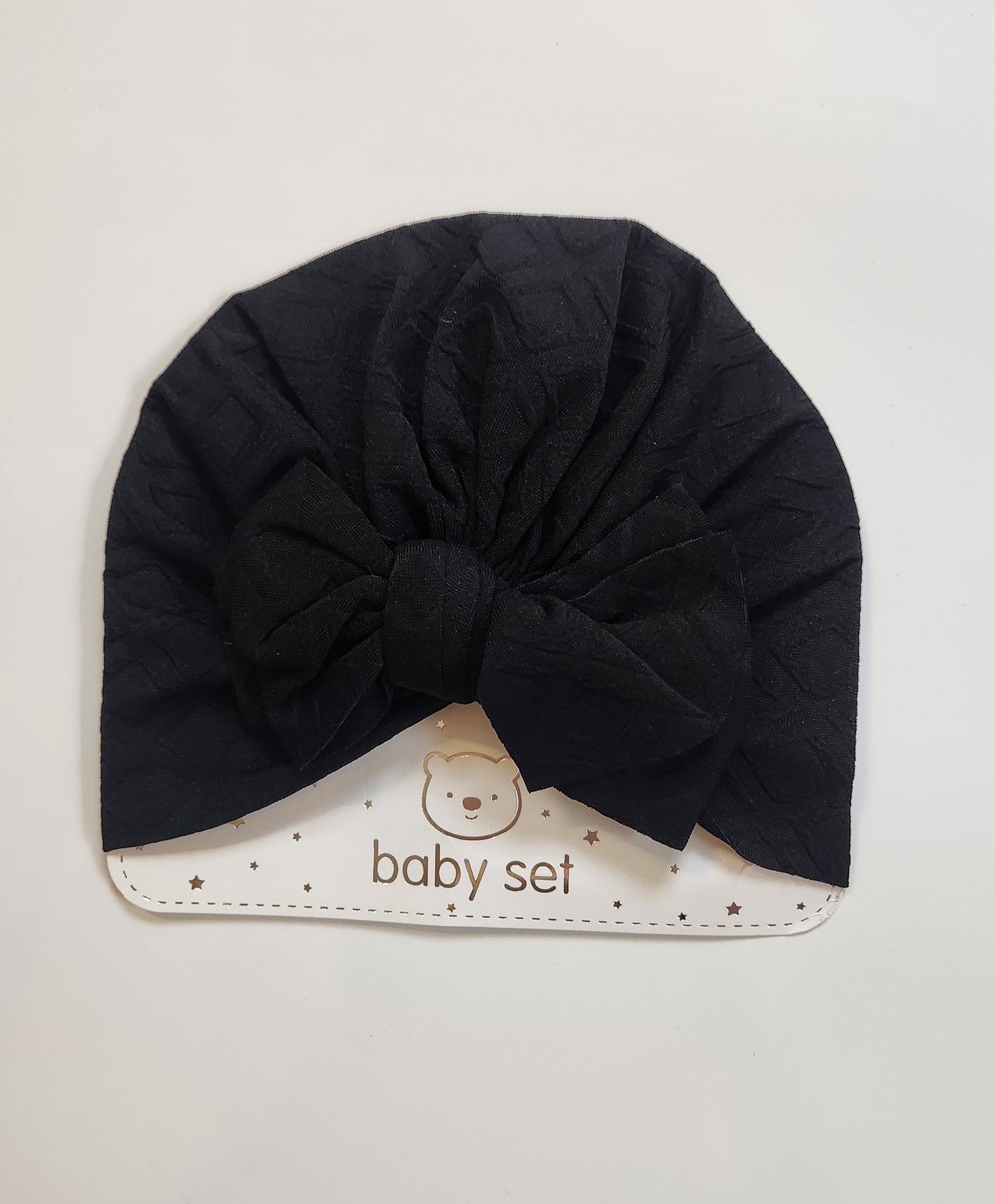 Bow Cap - Black