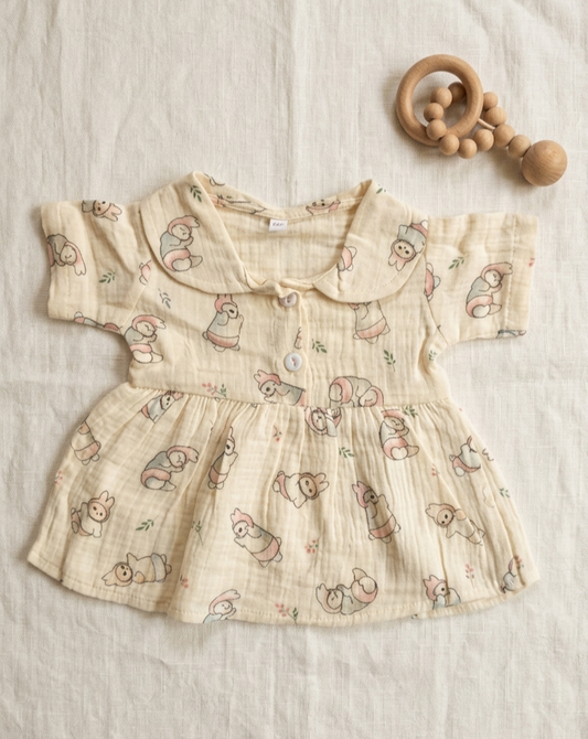 Muslin Frock - Bunny
