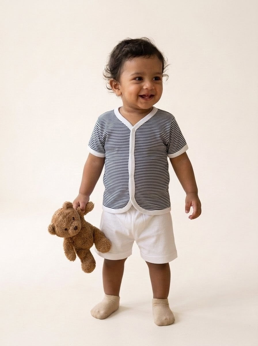 Stripes in Blue Co Ord Set