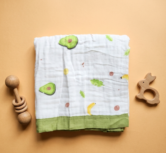 Muslin Blanket - Avocado
