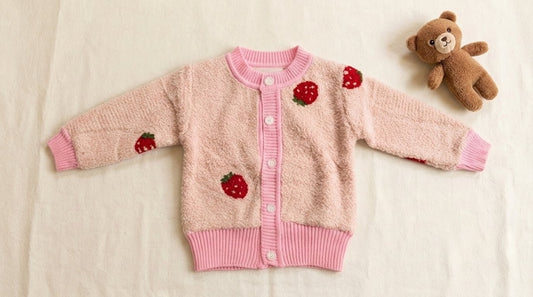 Cardigan - Baby Pink