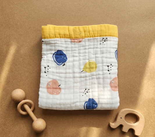 Muslin Blanket - Cute Fruits