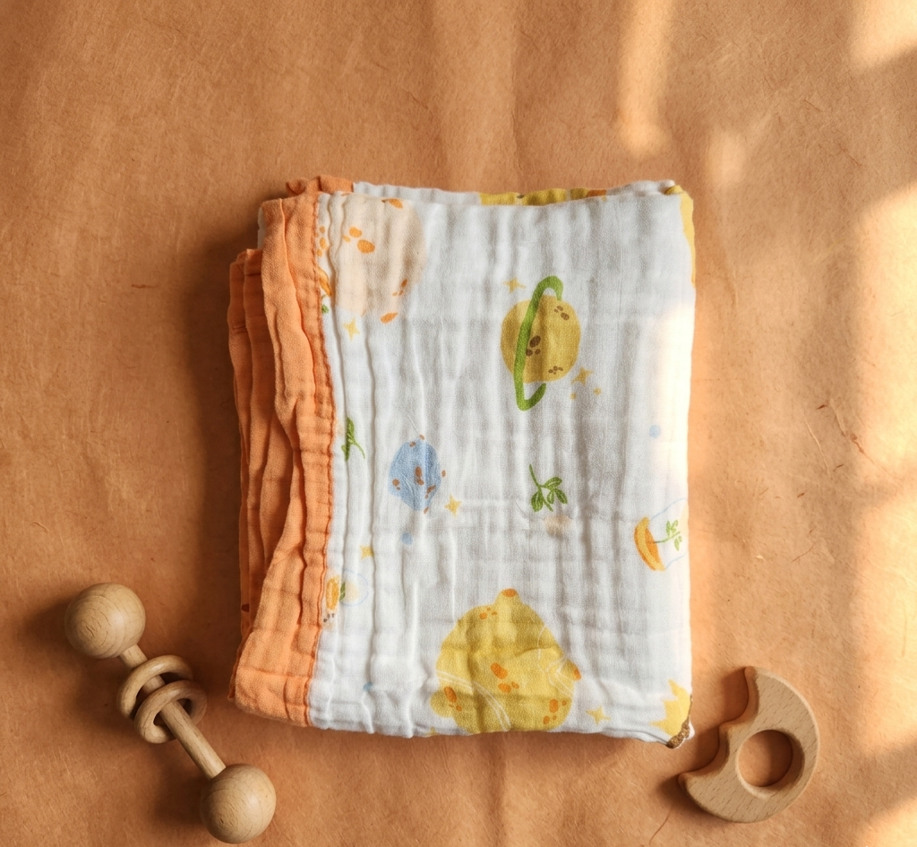 Muslin Blanket - Planets