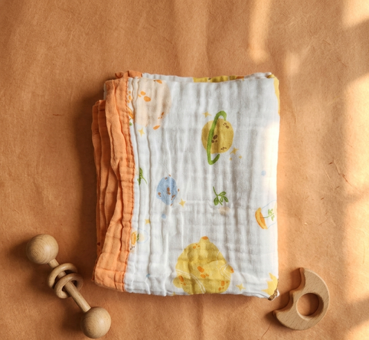 Muslin Blanket - Planets