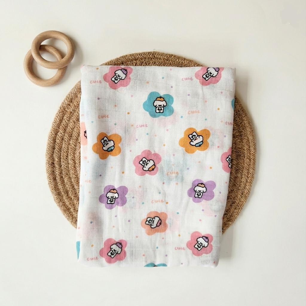 Muslin Towel - Colorful Clouds