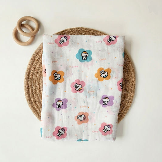 Muslin Towel - Colorful Clouds