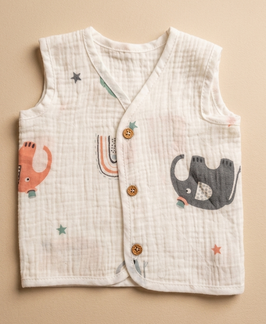 Crinkled Muslin Jabla - Jumbo