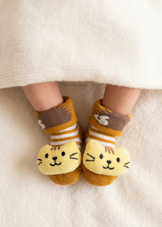 Baby Booties - The Cat