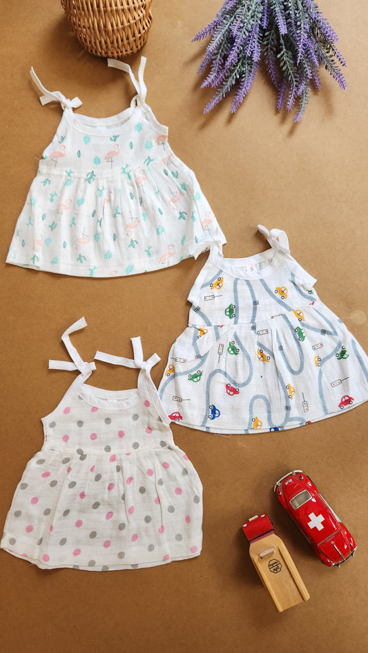 Muslin Frock Jablas - Tiny Tales Set