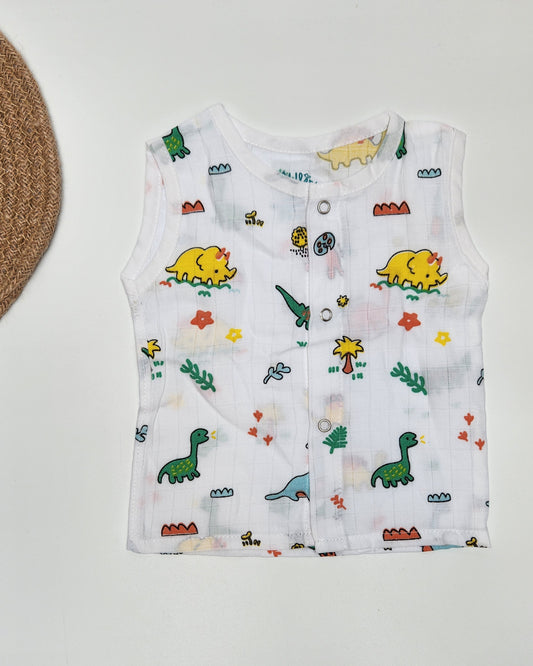 Muslin Jabla - Little Dino