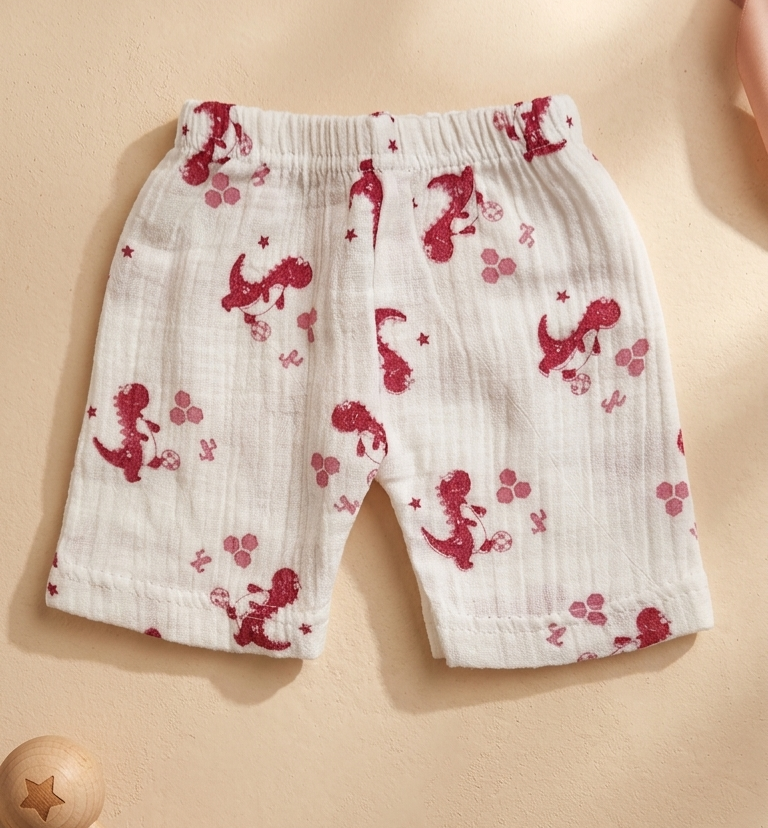 Muslin Co Ord Set - Dino