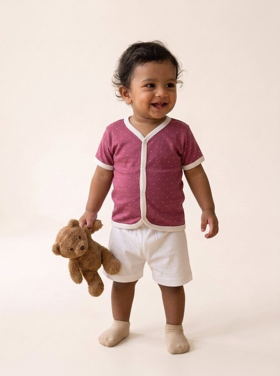 Pink Polka Co Ord Set