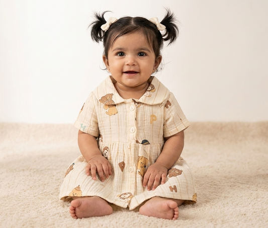 Muslin Frock - Puppy