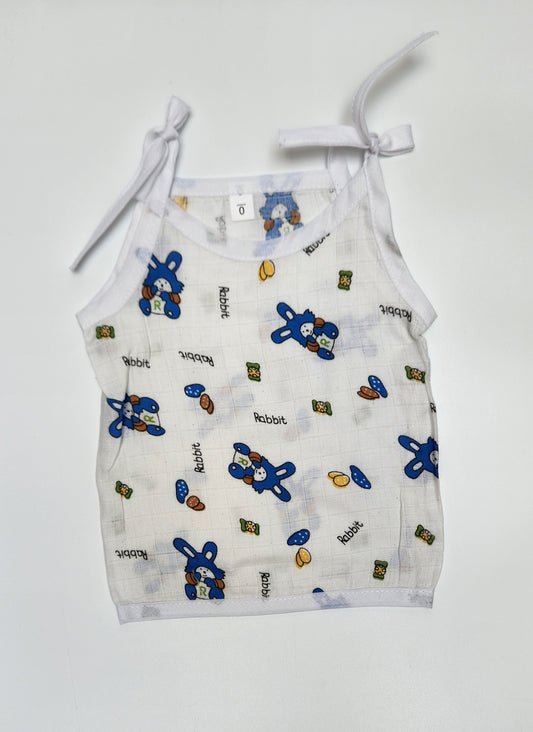 Muslin Tying Jabla - Blue Rabbit