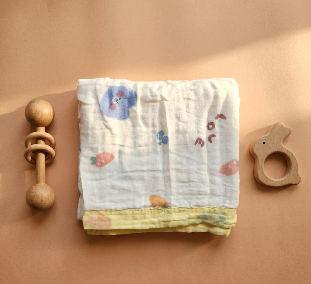 Muslin Blanket - Yellow Love