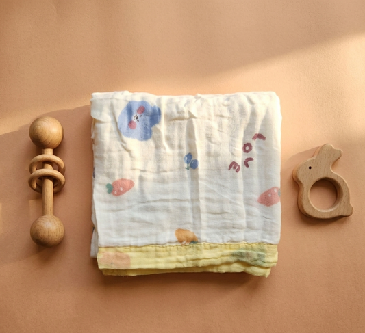 Muslin Blanket - Yellow Love