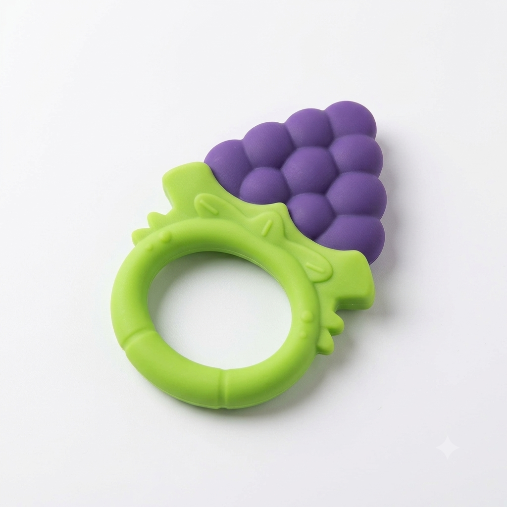 Grape Silicon Teether