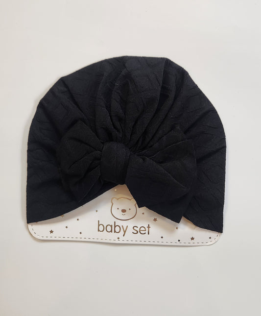 Bow Cap - Black