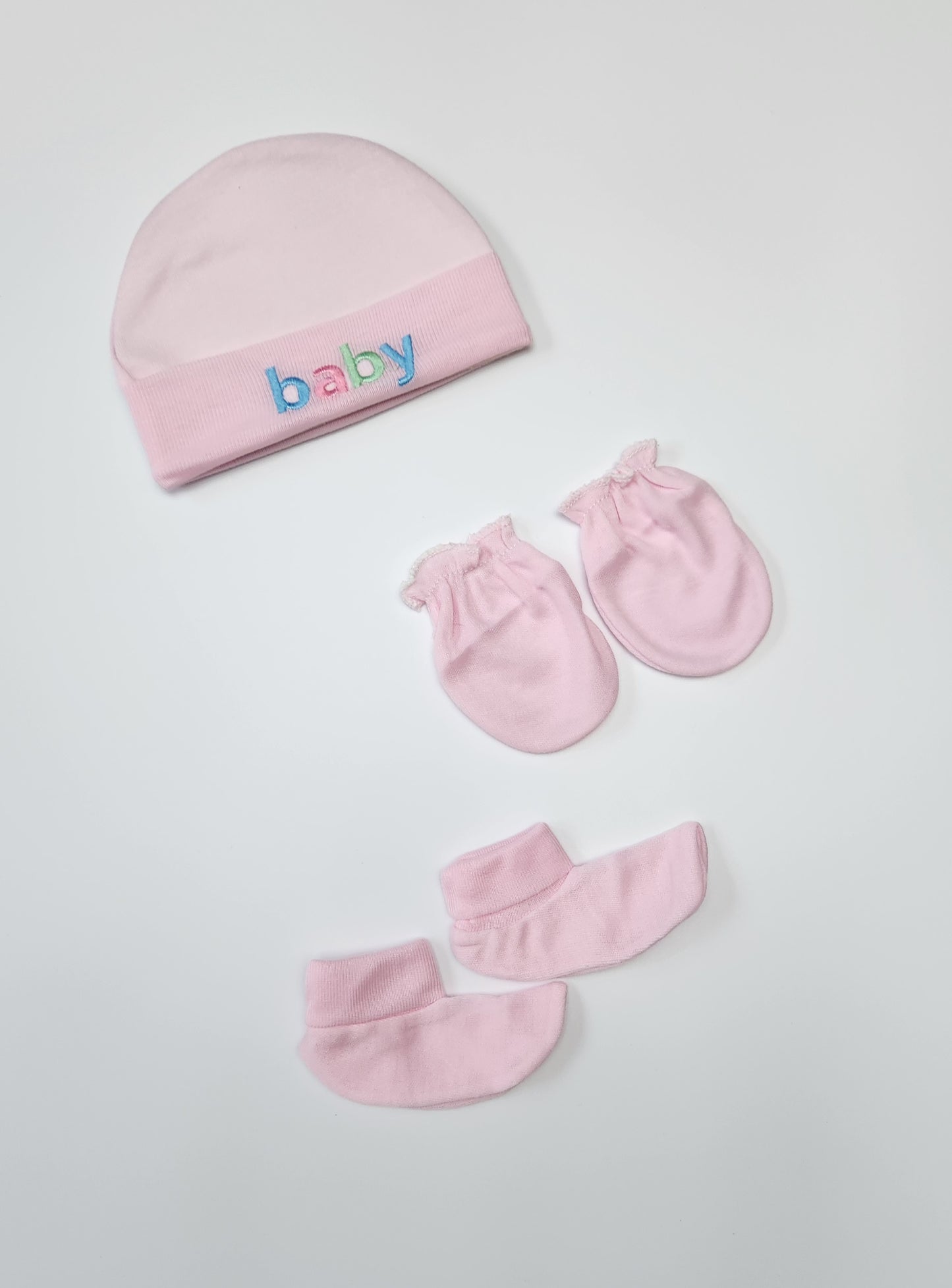 Cap, Socks and Mitten Set