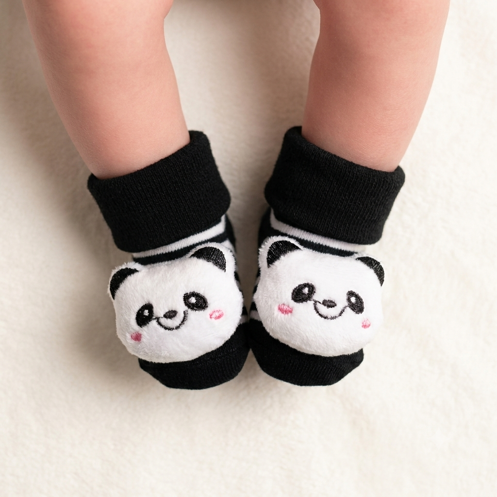 Baby Booties - Panda