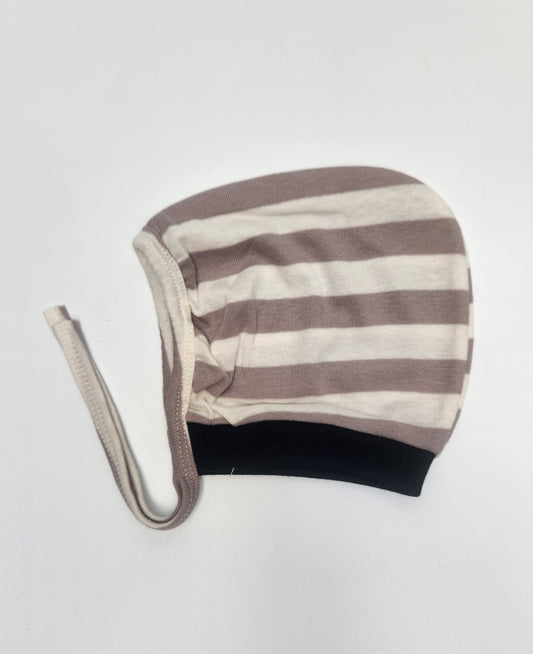 Tying Cap - Brown Stripes