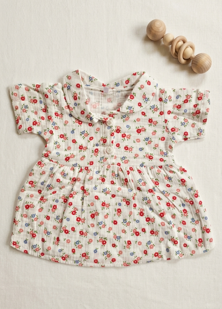 Muslin Frock - Floraa