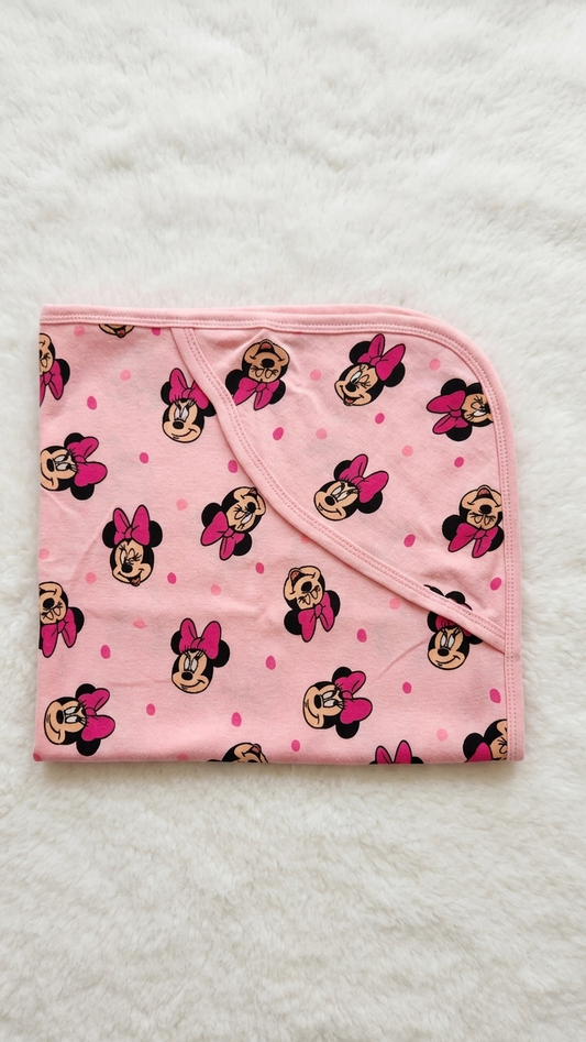 Double Layer Hooded Towel - Pink