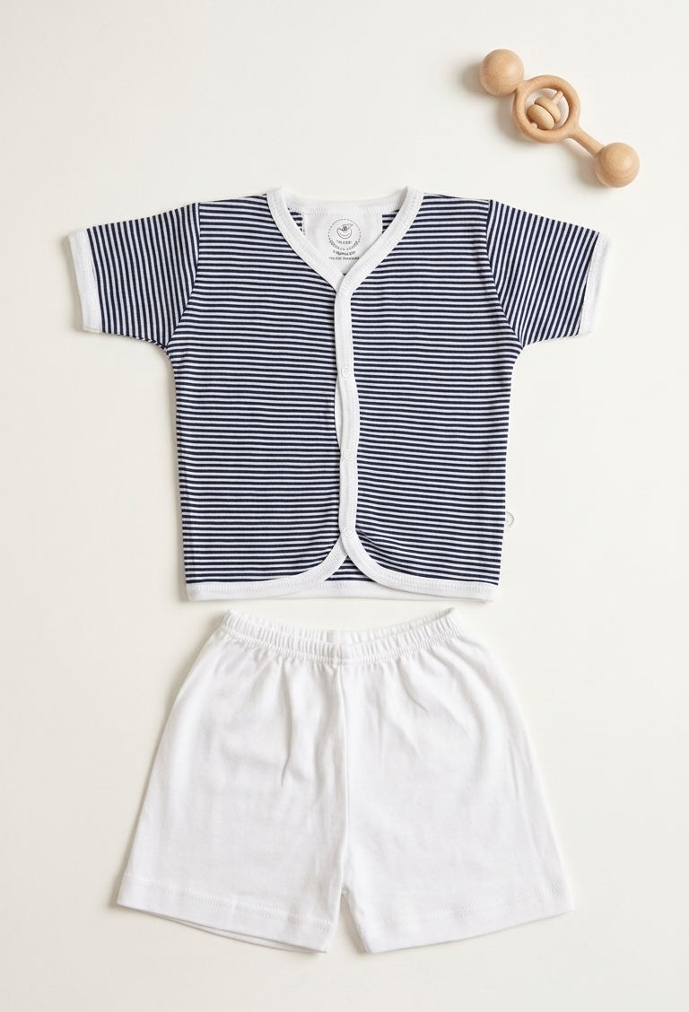 Stripes in Blue Co Ord Set