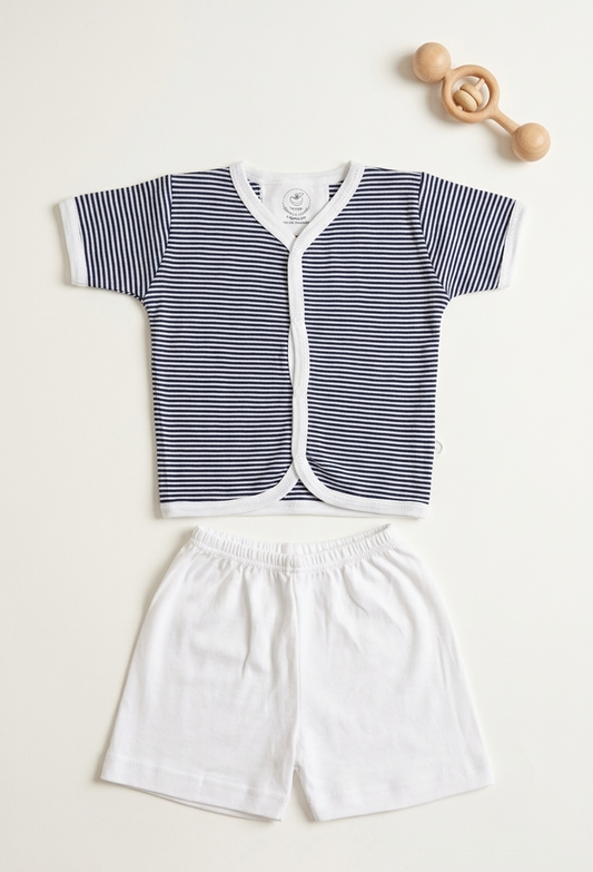 Stripes in Blue Co Ord Set