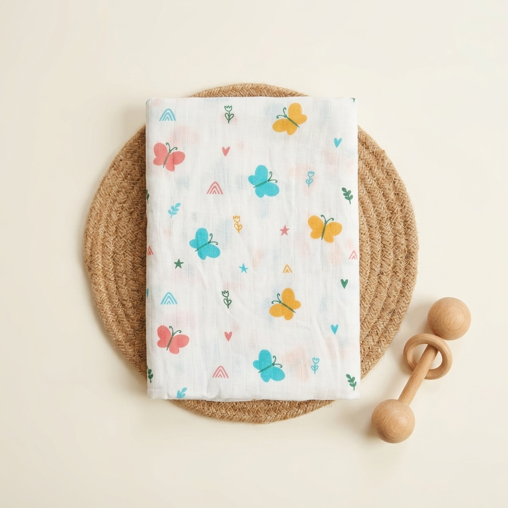 Muslin Towel - Butterflies
