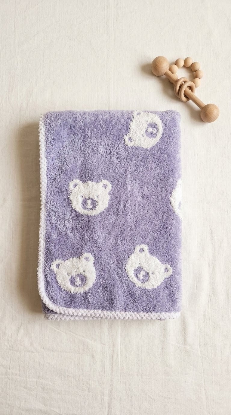 Purple Microfiber Towel