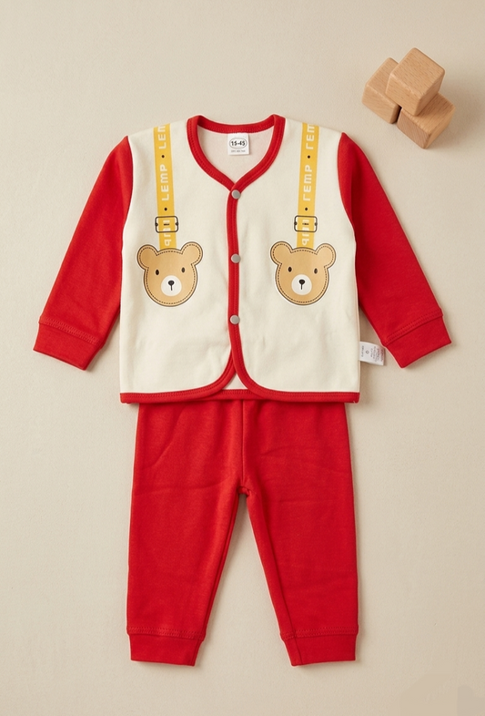 Winter Co Ord Set - Red
