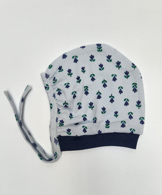 Tying Cap - Blue Flower