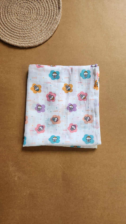 Muslin Towel - Colorful Clouds