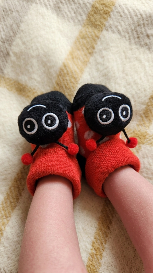 Baby Booties - Lady Bug