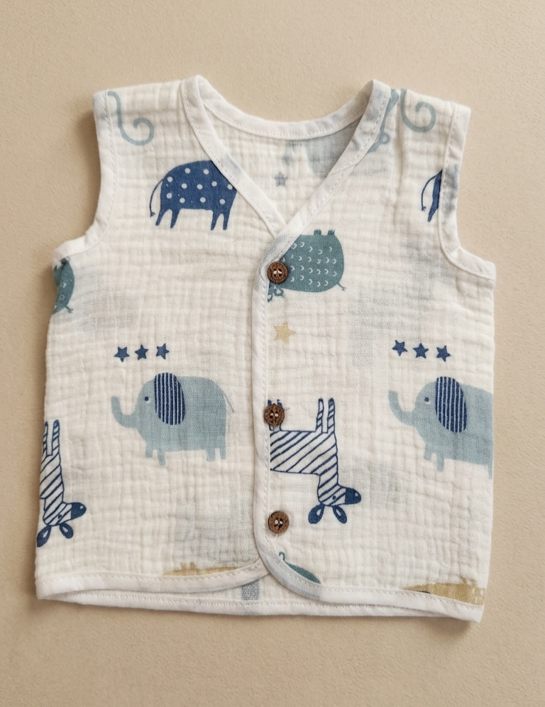 Crinkled Muslin Jabla - For the Forest
