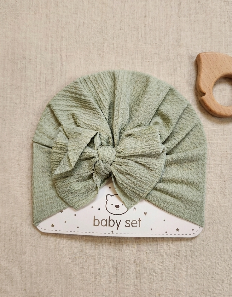 Bow Cap - Green